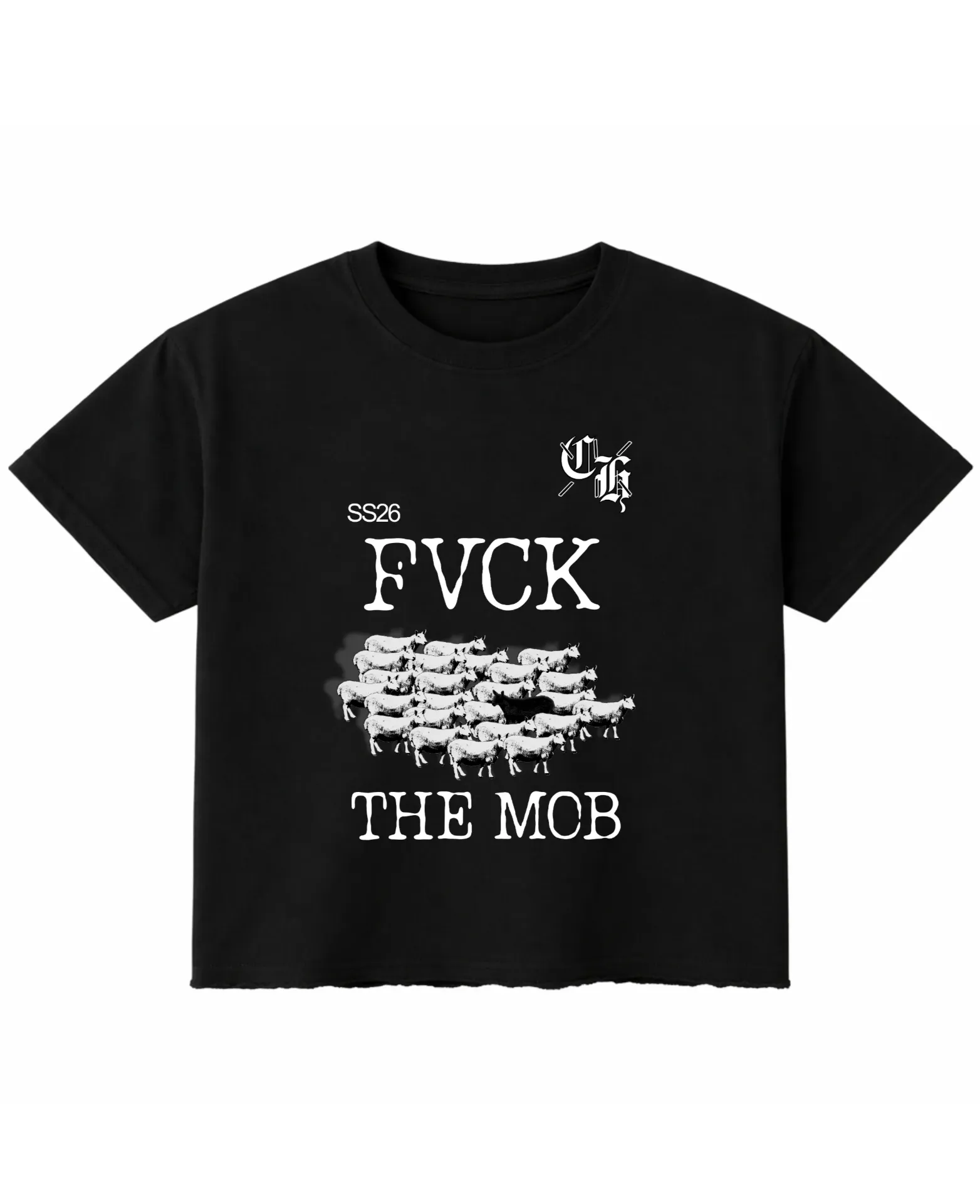FUCK THE MOB BOXY T-SHIRT