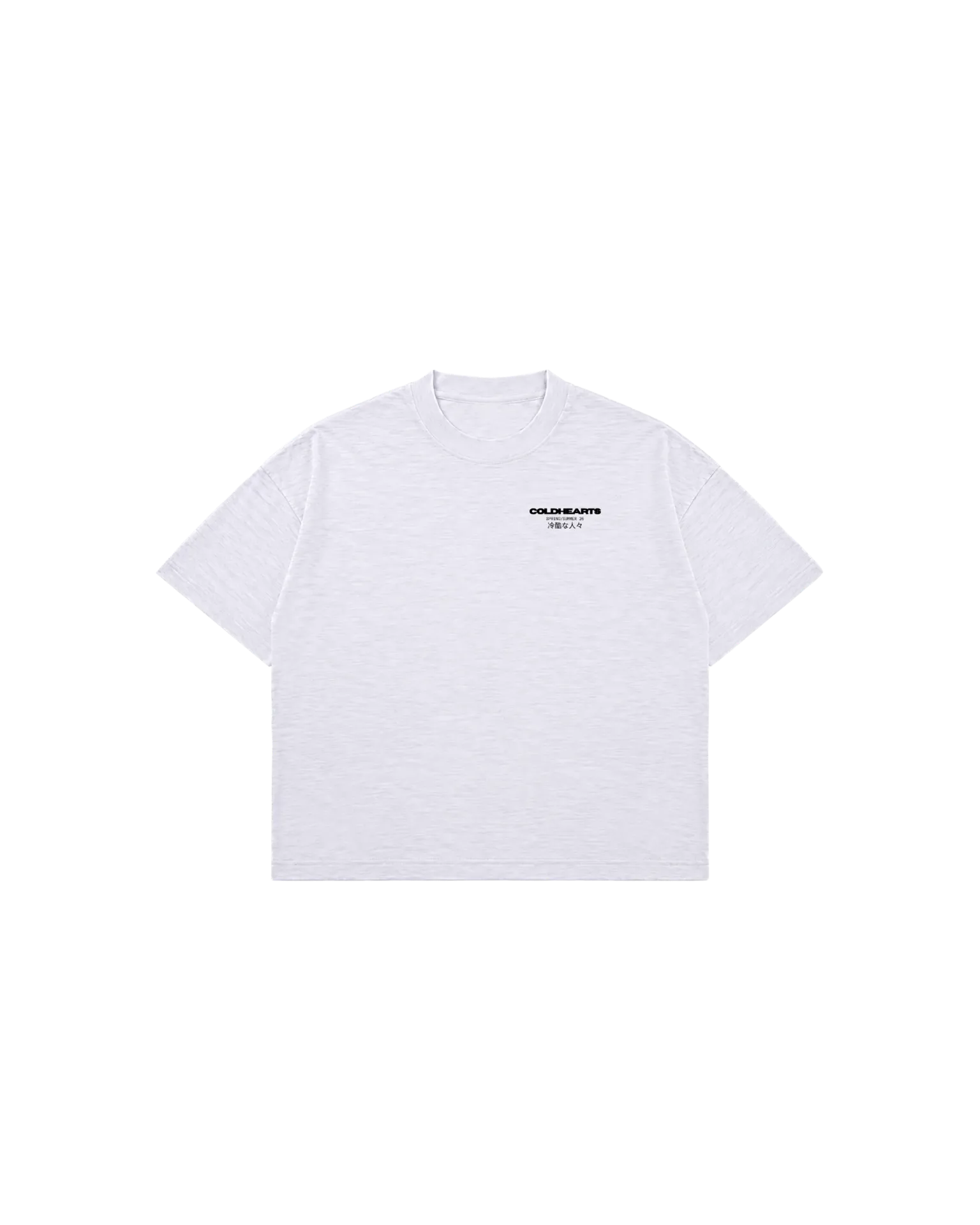 SLUB T: DUSTY WHITE