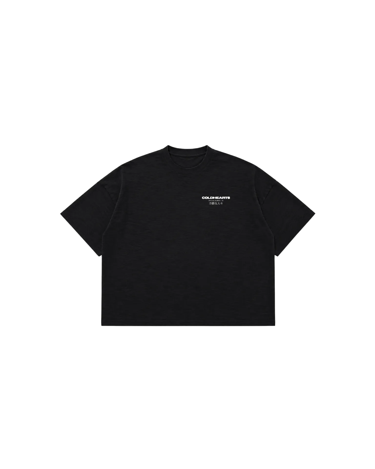 SLUB T: BLACK